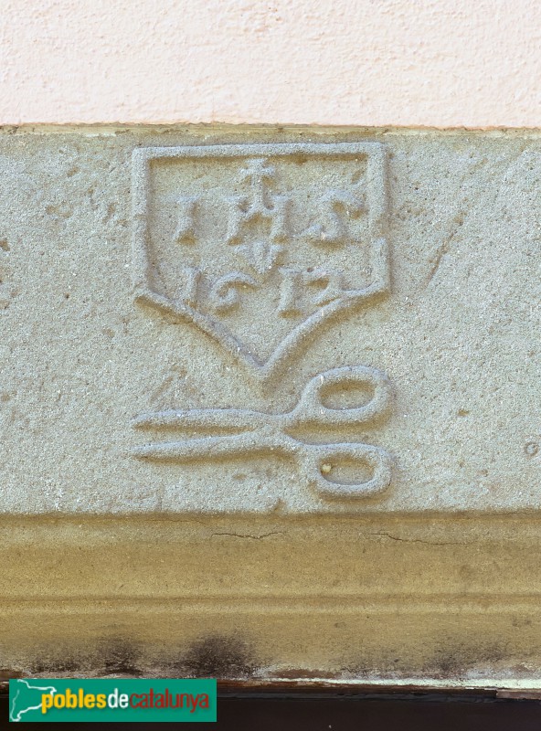 Sant Julià de Vilatorta - Llinda de Cal Joanic (1612)