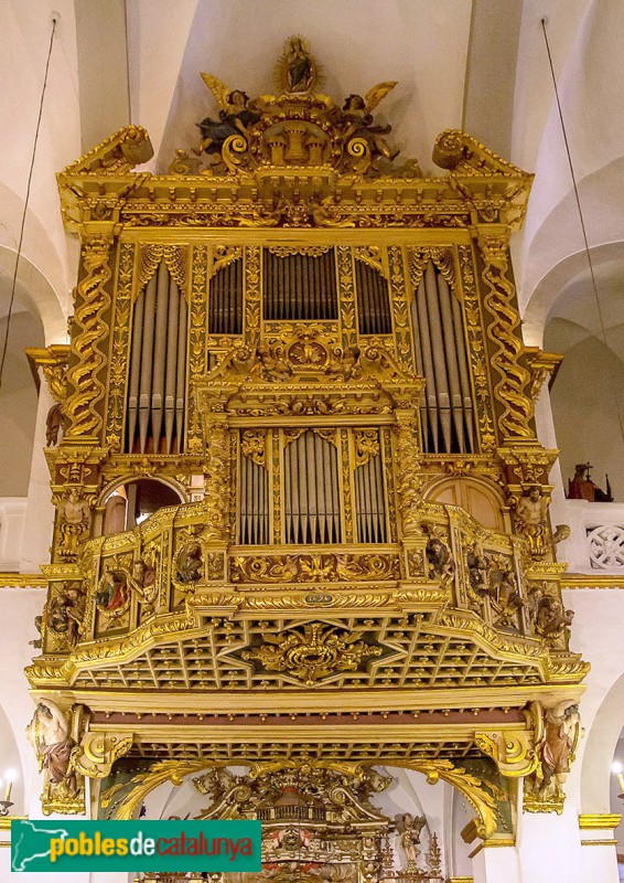 Sitges - Església de Sant Bartomeu i Santa Tecla. Orgue (Foto: José Aguado, 2020) Sitges - Església de Sant Bartomeu i Santa Tecla. Orgue