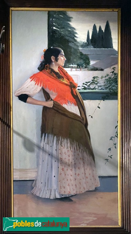 Sitges - Museu Cau Ferrat. <i>Granadina</i> (Santiago Rusiñol, 1895) (Foto: Albert Esteves, 2022) Sitges - Museu Cau Ferrat. <i>Granadina</i> (Santiago Rusiñol, 1895)