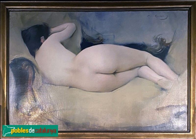 Sitges - Museu Cau Ferrat. <i>Nu</i> (Ramon Casas, 1894) (Foto: Albert Esteves, 2022) Sitges - Museu Cau Ferrat. <i>Nu</i> (Ramon Casas, 1894)