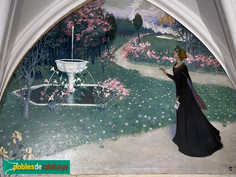 Sitges - Museu Cau Ferrat. <i>La Poesia</i> (Santiago Rusiñol, 1894) (Foto: Albert Esteves, 2022) Sitges - Museu Cau Ferrat. <i>La Poesia</i> (Santiago Rusiñol, 1894)
