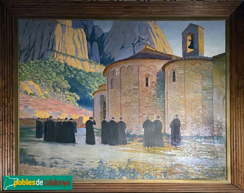 Sitges - Museu Cau Ferrat. <i>Oració de Santa Cecília de Montserrat</i> (Santiago Rusiñol, 1896) (Foto: Albert Esteves, 2022) Sitges - Museu Cau Ferrat. <i>Oració de Santa Cecília de Montserrat</i> (Santiago Rusiñol, 1896)