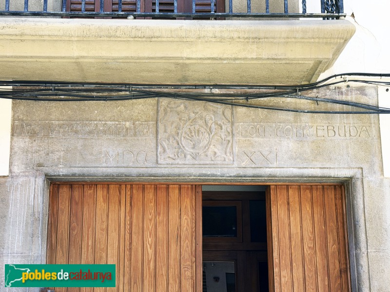 Sant Julià de Vilatorta - Ca la Pipaire. Llinda de 1720