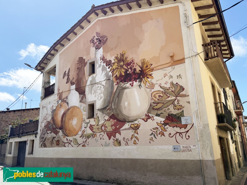 Sant Julià de Vilatorta - Mural Natura morta