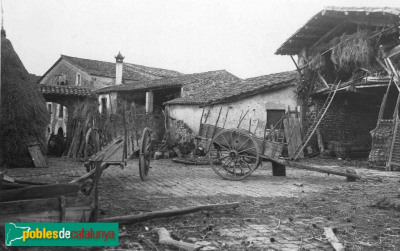 Sant Gregori - Can Cademont (Foto: Anònima -Arxiu Fotogràfic Centre Excursionista de Catalunya, 1890-1918) Sant Gregori - Can Cademont