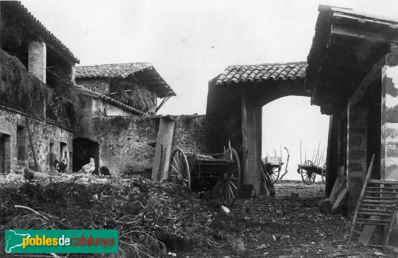 Sant Gregori - Can Cademont (Foto: Anònima -Arxiu Fotogràfic Centre Excursionista de Catalunya, 1890-1918) Sant Gregori - Can Cademont