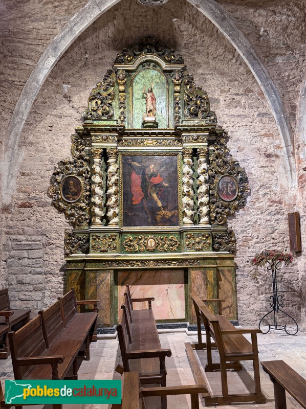 Església de Santa Maria de Vilalleons - Retaule de Sant Miquel