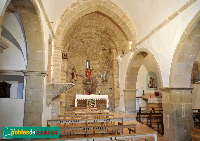Canet d'Adri - Església de Santa Cecília de Montcal (Foto: <i>Jordi Contijoch -invarquit.cultura.gencat.cat-</i>, 2014) Canet d'Adri - Església de Santa Cecília de Montcal