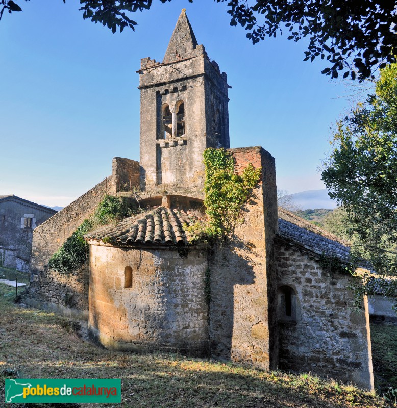 Canet d'Adri - Església de Santa Cecília de Montcal (Foto: <i>Jordi Contijoch -invarquit.cultura.gencat.cat-</i>, 2014) Canet d'Adri - Església de Santa Cecília de Montcal