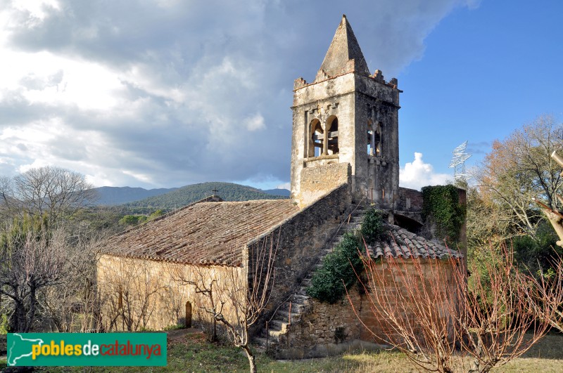 Canet d'Adri - Església de Santa Cecília de Montcal (Foto: <i>Jordi Contijoch -invarquit.cultura.gencat.cat-</i>, 2013) Canet d'Adri - Església de Santa Cecília de Montcal