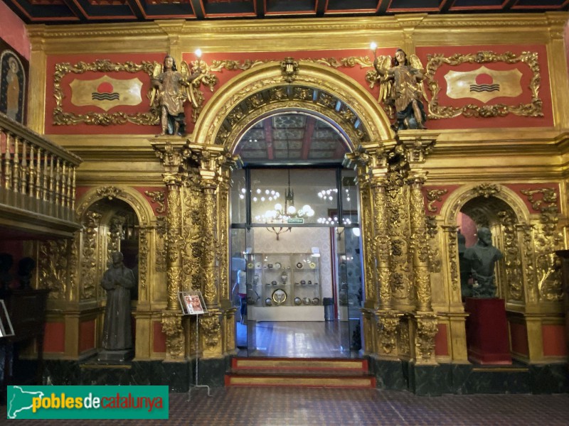 Sitges - Palau Maricel de Terra. Saló d'Or (Foto: Albert Esteves, 2022) Sitges - Palau Maricel de Terra. Saló d'Or