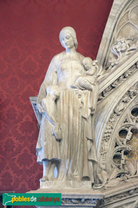 Sitges - Palau Maricel de Terra. Llar de foc de la Generalitat