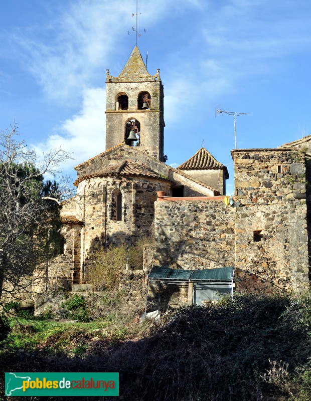 Canet d'Adri - Església de Sant Vicenç (Foto: Jordi Contijoch -calaix.gencat.cat-, 2014) Canet d'Adri - Església de Sant Vicenç