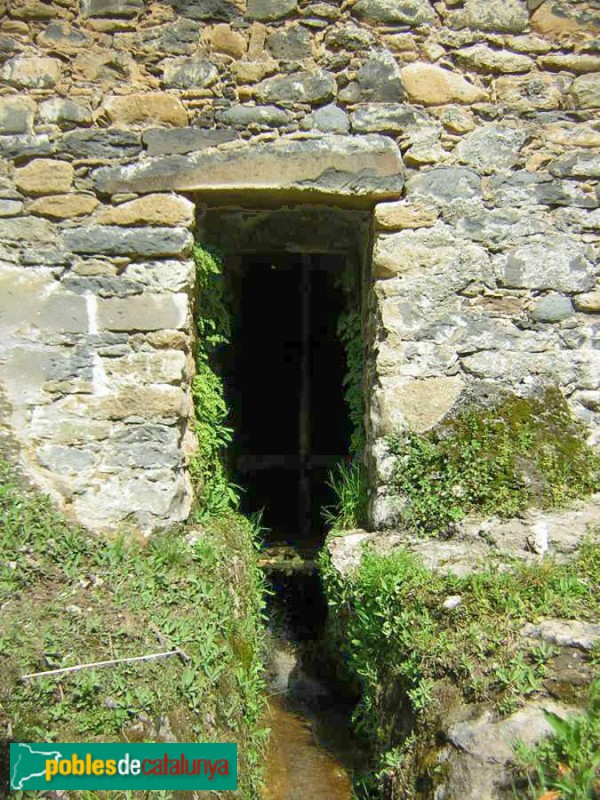 Canet d'Adri - Molí d'en Baptista (Foto: <i>Cos d'Agents Rurals -invarquit.cultura.gencat.cat-</i>, 2014) Canet d'Adri - Molí d'en Baptista