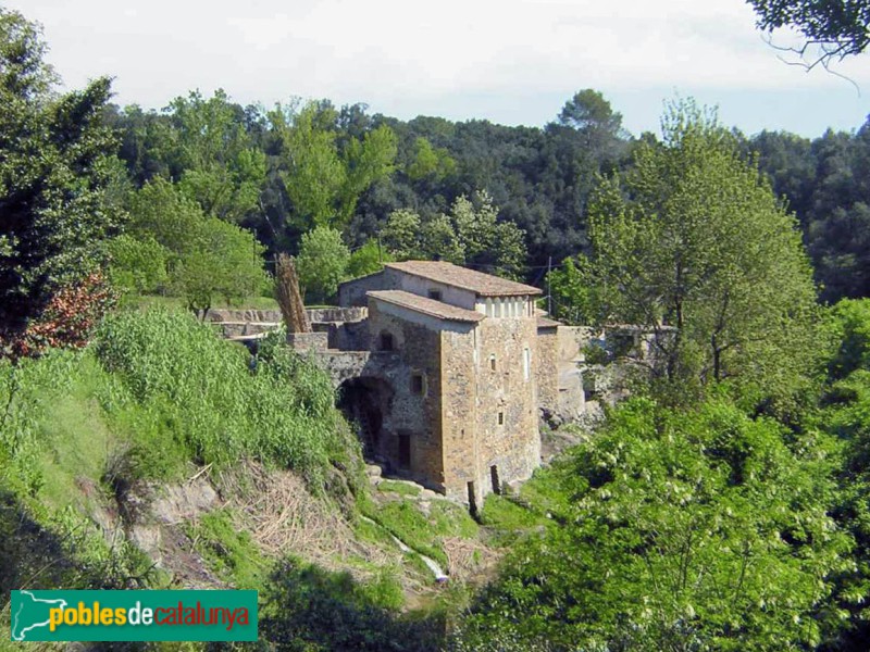 Canet d'Adri - Molí d'en Baptista (Foto: <i>Cos d'Agents Rurals -invarquit.cultura.gencat.cat-</i>, 2014) Canet d'Adri - Molí d'en Baptista