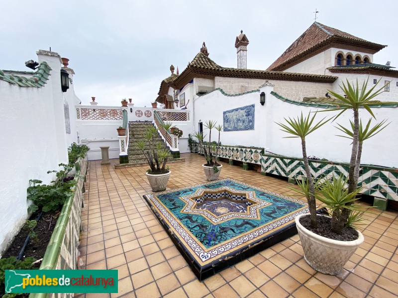 Sitges - Palau Maricel de Terra. Terrasses (Foto: Albert Esteves, 2022) Sitges - Palau Maricel de Terra. Terrasses