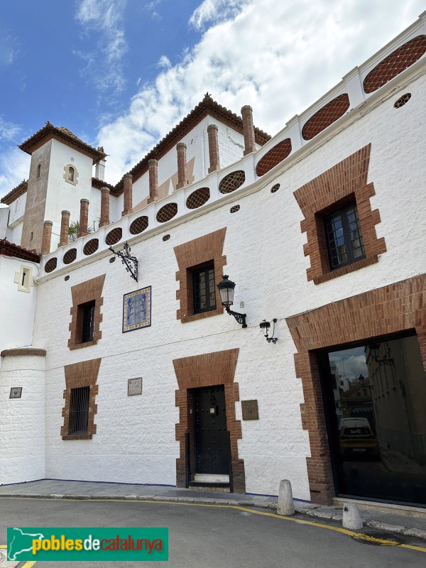 Sitges - Palau Maricel de Terra. Façana posterior