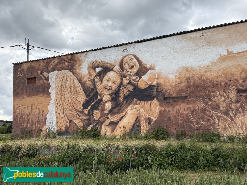 Tona - Mural <i>La màgia del joc</i>
