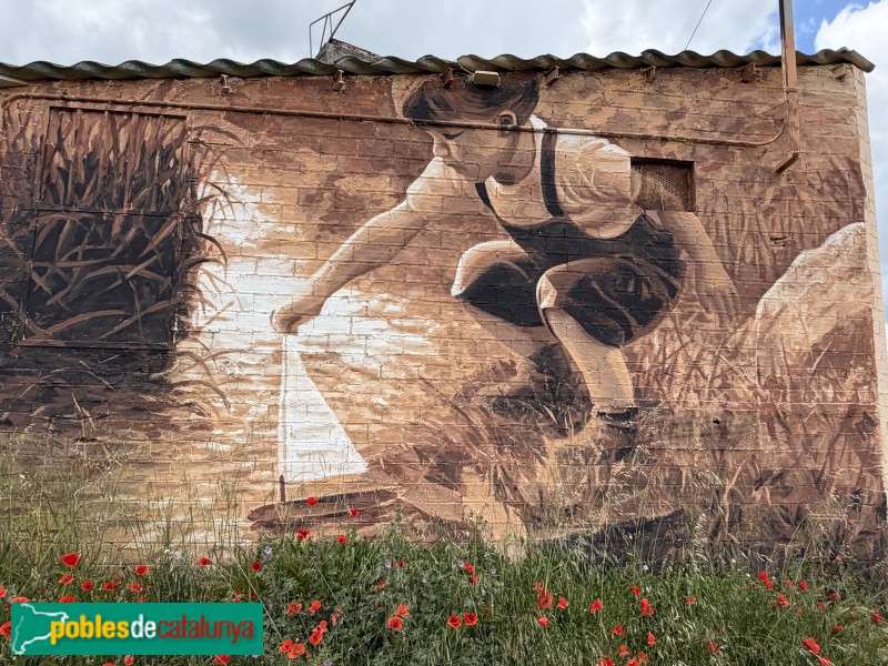 Tona - Mural <i>La màgia del joc</i>