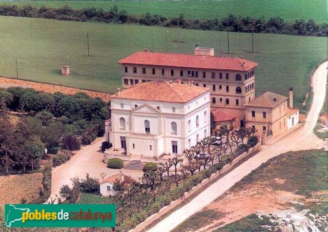 Balenyà - Casa del Baró d'Oller (Quinta Rosario). Postal antiga
