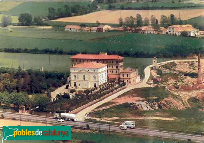 Balenyà - Casa del Baró d'Oller (Quinta Rosario). Postal antiga