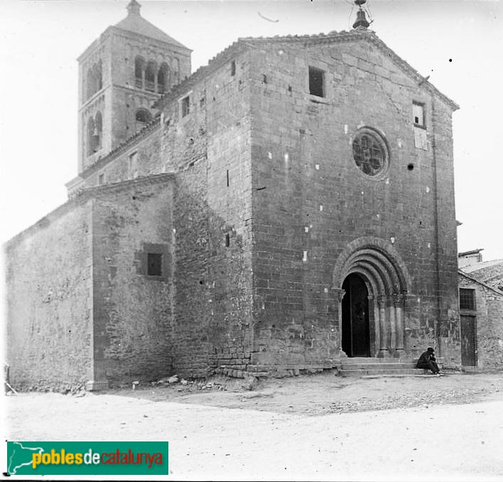 Santa Eugènia de Berga - Església de Santa Eugènia (Foto: Josep Salvany - Fons Salvany. Biblioteca de Catalunya-, 1916) Santa Eugènia de Berga - Església de Santa Eugènia