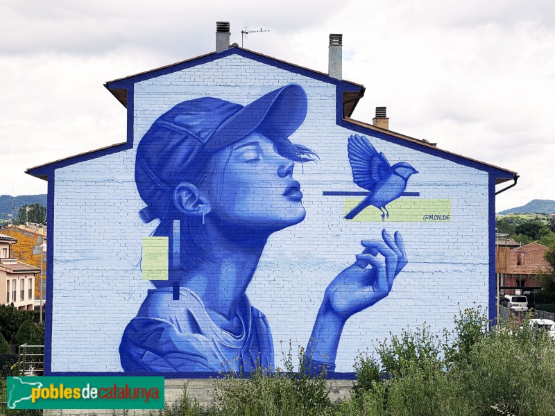 Calldetenes - Mural de Calde (FACC 2025) (Foto: Albert Esteves, 2026) Calldetenes - Mural de Calde (FACC 2025)