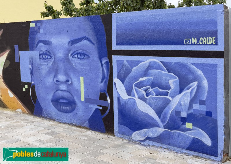 Calldetenes - Mural de Calde (FACC 2026) (Foto: Albert Esteves, 2026) Calldetenes - Mural de Calde (FACC 2026)