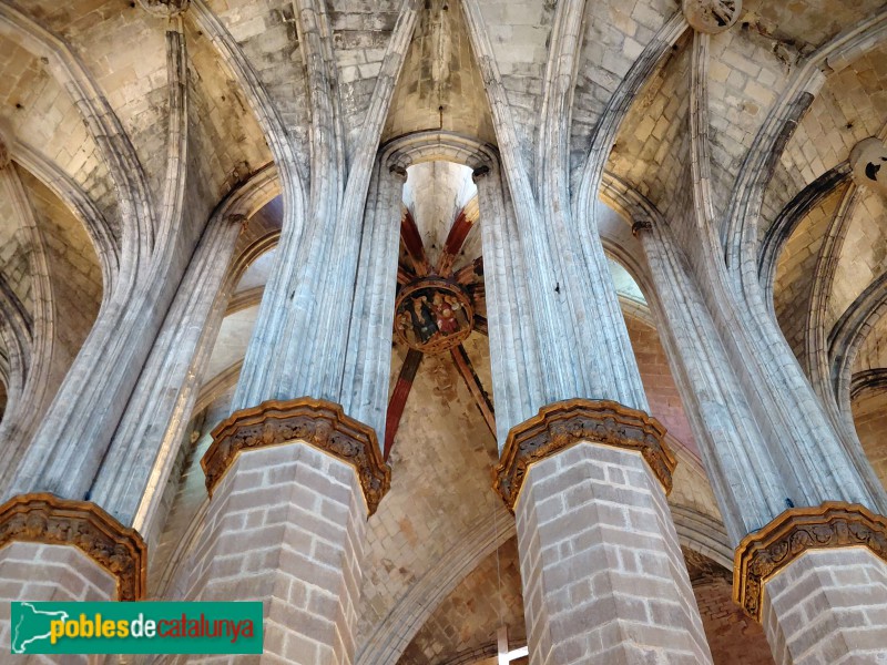 Barcelona - Santa Maria del Mar. Interior