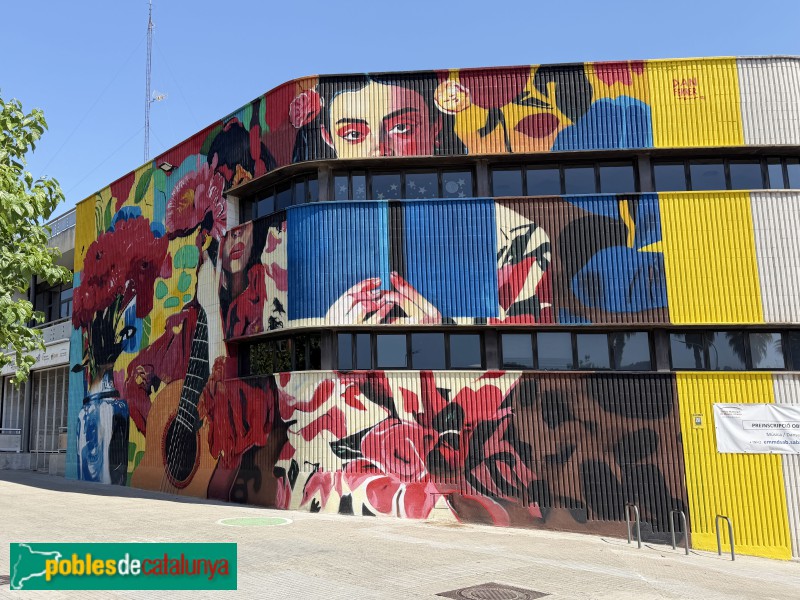 Sant Andreu de la Barca - Mural de Dan Ferrer (Foto: Albert Esteves, 2026) Sant Andreu de la Barca - Mural de Dan Ferrer