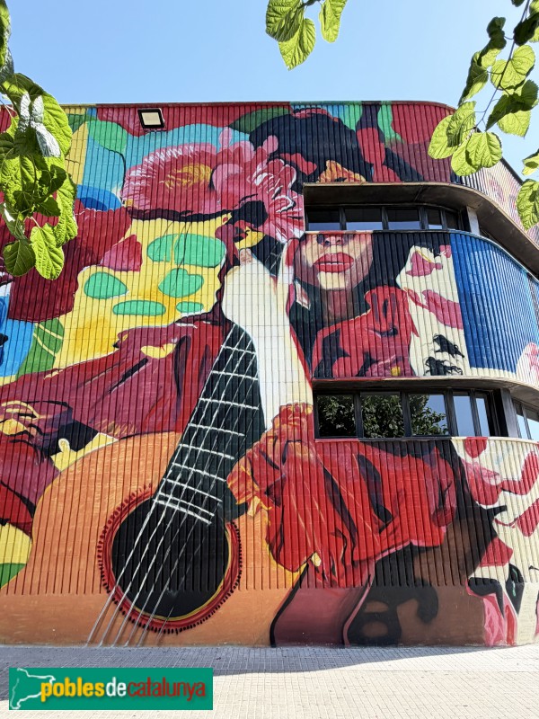 Sant Andreu de la Barca - Mural de Dan Ferrer (Foto: Albert Esteves, 2026) Sant Andreu de la Barca - Mural de Dan Ferrer