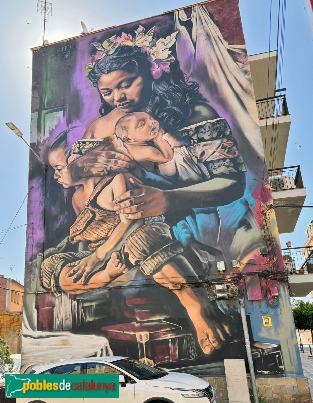 Sant Andreu de la Barca - Mural de Felipe Pincel (Foto: Albert Esteves, 2026) Sant Andreu de la Barca - Mural de Felipe Pincel