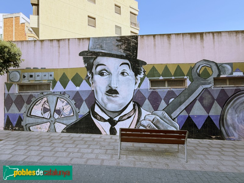 Sant Andreu de la Barca - Mural de Rain Ink (Foto: Albert Esteves, 2026) Sant Andreu de la Barca - Mural de Rain Ink
