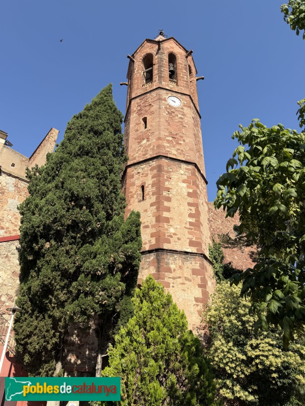 Sant Andreu de la Barca - Campanar de de l'església (Foto: Albert Esteves, 2026) Sant Andreu de la Barca - Campanar de de l'església