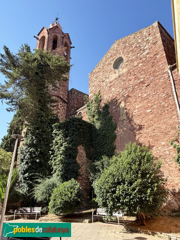 Sant Andreu de la Barca - Campanar de de l'església (Foto: Albert Esteves, 2026) Sant Andreu de la Barca - Campanar de de l'església