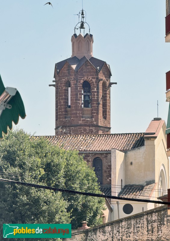 Sant Andreu de la Barca - Campanar de de l'església (Foto: Albert Esteves, 2026) Sant Andreu de la Barca - Campanar de de l'església