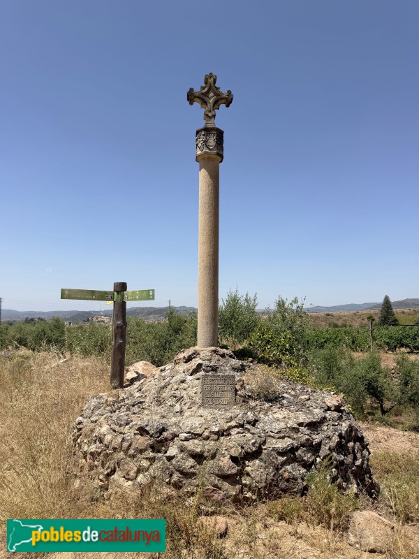Falset - Creu de la Torre de Fontaubella (Foto: Albert Esteves, 2026) Falset - Creu de la Torre de Fontaubella