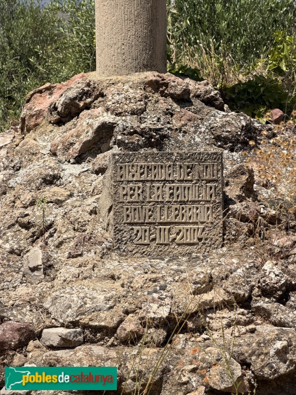 Falset - Creu de la Torre de Fontaubella (Foto: Albert Esteves, 2026) Falset - Creu de la Torre de Fontaubella