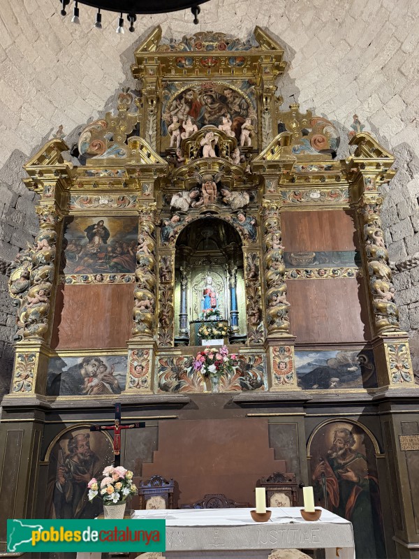 Cornudella de Montsant - Retaule de Santa Maria de Siurana (Foto: Albert Esteves, 2026) Cornudella de Montsant - Retaule de Santa Maria de Siurana