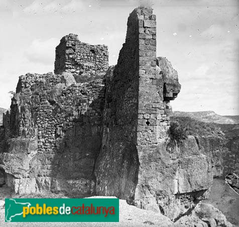 Cornudella de Montsant - Castell de Siurana (Foto: <i>Rafael Degollada - Arxiu Centre Excursionista de Catalunya-</i>, 1912) Cornudella de Montsant - Castell de Siurana