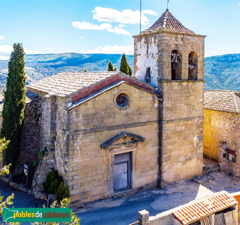Cornudella de Montsant - Església de Sant Vicenç d'Albarca (Foto: Francesc Vidal-Barraquer, 2024) Cornudella de Montsant - Església de Sant Vicenç d'Albarca