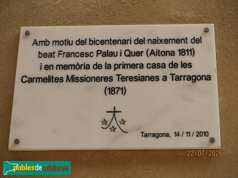 Tarragona - Església i Convent de les Carmelites Descalces (Foto: Josep Antoni Rius, 2026) Tarragona - Església i Convent de les Carmelites Descalces
