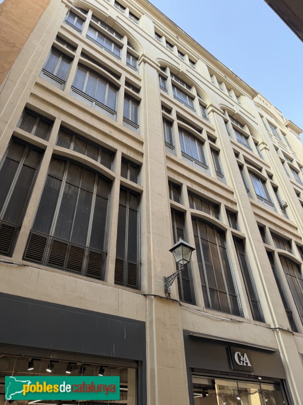 Barcelona - Magatzems El Siglo. Façana Tallers