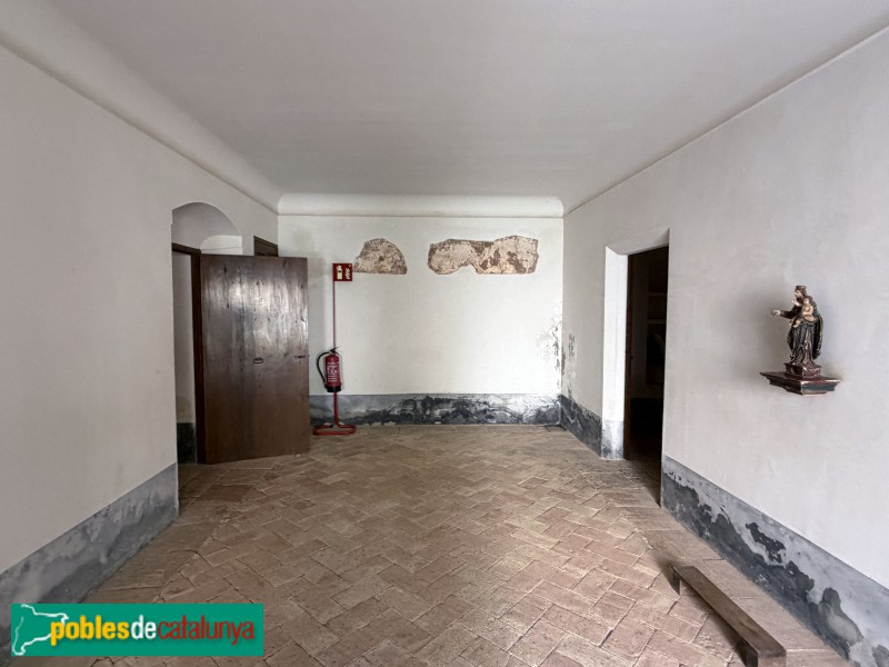 Cartoixa d'Escaladei - Cel·la reconstruïda. Sala de l'Ave Maria (Foto: Albert Esteves, 2026) Cartoixa d'Escaladei - Cel·la reconstruïda. Sala de l'Ave Maria