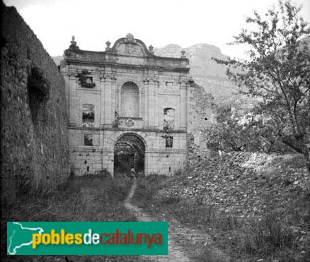 Cartoixa d'Escaladei - Façana de la Mare de Déu