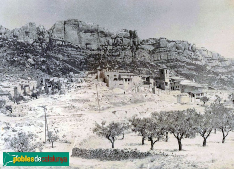 La Morera de Montsant. Postal antiga La Morera de Montsant. Postal antiga