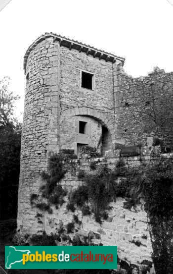 Tavèrnoles - Castell de Savassona (Foto: Pere Català Roca -calaix.gencat.cat-, 1964) Tavèrnoles - Castell de Savassona