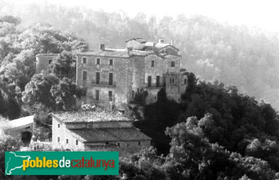 Tavèrnoles - Castell de Savassona (Foto: Pere Català Roca -calaix.gencat.cat-, 1964) Tavèrnoles - Castell de Savassona