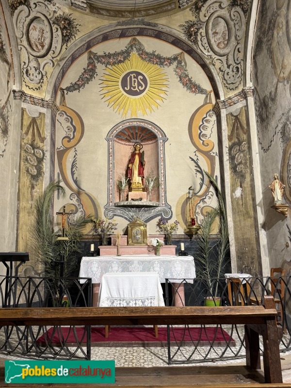 La Vilella Alta - Església de Santa Llúcia. Capella de Santa Prisca (Foto: Albert Esteves, 2026) La Vilella Alta - Església de Santa Llúcia. Capella de Santa Prisca
