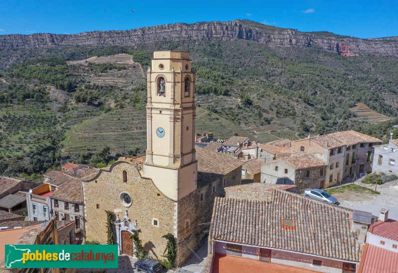 La Vilella Alta - Església de Santa Llúcia (Foto: Francesc Vidal-Barraquer, 2021) La Vilella Alta - Església de Santa Llúcia